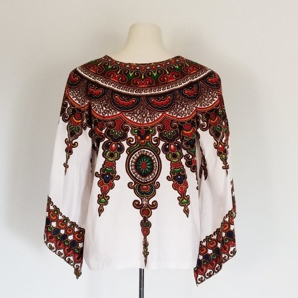 Refashioned Vintage Dashiki Top (M/L) - Picture 4 of 8